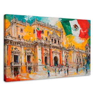 Foto 1 | Foto 1 | Cuadro Decorativo Canvas Palacio Nacional 90x60