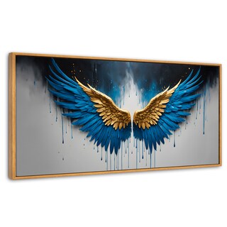 Foto 1 | Foto 1 | Cuadro Decorativo Marco Flotante Vuelo Celestial 120x60 Marco Madera