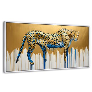 Foto 1 | Foto 1 | Cuadro Decorativo Marco Flotante Majestad Derretida 120x60 Marco Blanco