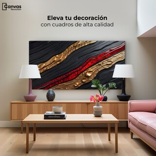 Foto 3 | Foto 3 | Cuadro Decorativo Canvas Abstracto Sinfonía Abstracta 120x60