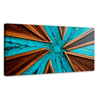 Foto 1 | Foto 1 | Cuadro Decorativo Canvas Abstracto Contraste Elemental 120x60