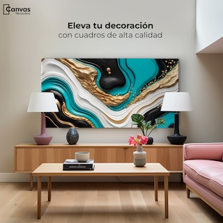 Foto 3 | Foto 3 | Cuadro Decorativo Canvas Abstracto Elegancia Fluida 120x60