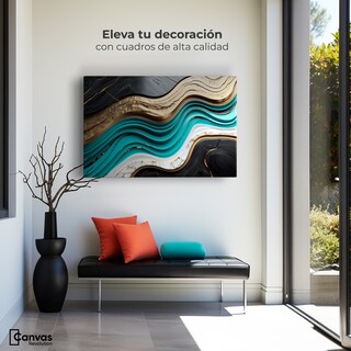 Foto 3 | Foto 3 | Cuadro Decorativo Canvas Abstracto Belleza Abstracta 90x60