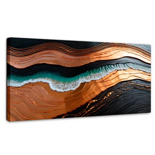 Foto 1 | Foto 1 | Cuadro Decorativo Canvas Abstracto Estructura Natural 120x60