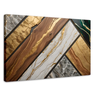 Foto 1 | Foto 1 | Cuadro Decorativo Canvas Abstracto Melodía Material 90x60
