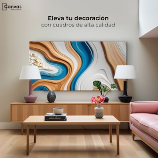 Foto 3 | Foto 3 | Cuadro Decorativo Canvas Abstracto Texturas Naturales 120x60