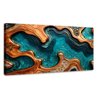 Foto 1 | Foto 1 | Cuadro Decorativo Canvas Abstracto Paisaje Fantástico 120x60