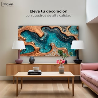 Foto 3 | Foto 3 | Cuadro Decorativo Canvas Abstracto Paisaje Fantástico 120x60
