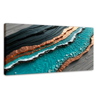 Foto 1 | Foto 1 | Cuadro Decorativo Canvas Abstracto Patrón Dinámico 120x60