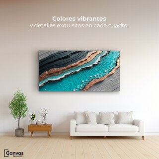 Foto 2 | Foto 2 | Cuadro Decorativo Canvas Abstracto Patrón Dinámico 120x60