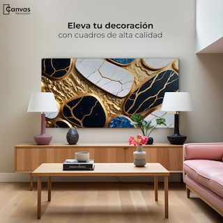 Foto 3 | Foto 3 | Cuadro Decorativo Canvas Abstracto Opulencia Abstracta 120x60