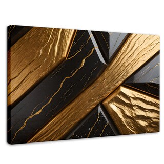 Foto 1 | Foto 1 | Cuadro Decorativo Canvas Abstracto Mármol Geométrico 90x60