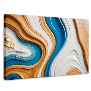 Foto 1 | Foto 1 | Cuadro Decorativo Canvas Abstracto Texturas Naturales 90x60