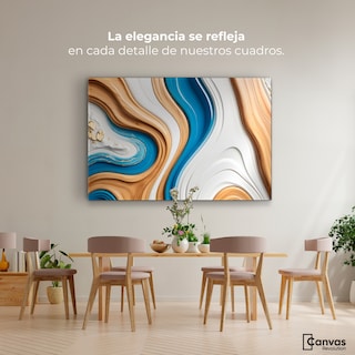 Foto 2 | Foto 2 | Cuadro Decorativo Canvas Abstracto Texturas Naturales 90x60