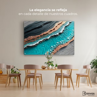 Foto 2 | Foto 2 | Cuadro Decorativo Canvas Abstracto Patrón Dinámico 90x60