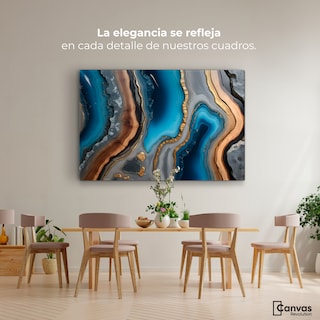 Foto 2 | Foto 2 | Cuadro Decorativo Canvas Abstracto Contraste Natural 90x60