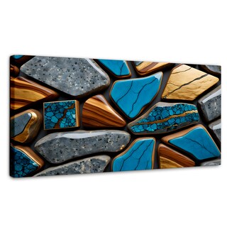 Foto 1 | Foto 1 | Cuadro Decorativo Canvas Abstracto Elegancia Geológica 120x60