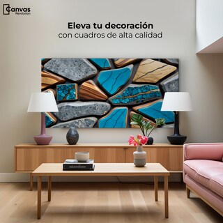 Foto 3 | Foto 3 | Cuadro Decorativo Canvas Abstracto Elegancia Geológica 120x60
