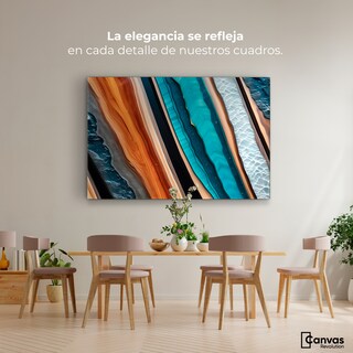 Foto 2 | Foto 2 | Cuadro Decorativo Canvas Abstracto Sinfonía Natural 90x60