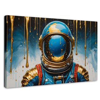 Foto 1 | Foto 1 | Cuadro Decorativo Canvas Astronauta Azul 90x60