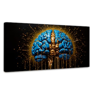 Foto 1 | Foto 1 | Cuadro Decorativo Canvas Cerebro Luminoso 120x60