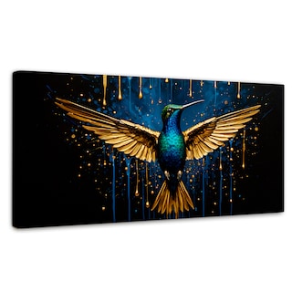 Foto 1 | Foto 1 | Cuadro Decorativo Canvas Colibrí Destellos 120x60
