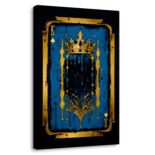 Foto 1 | Foto 1 | Cuadro Decorativo Canvas Nobleza Azul Oro 60x90