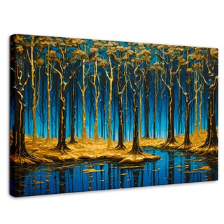Foto 1 | Foto 1 | Cuadro Decorativo Canvas Bosque Encantado 90x60