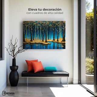 Foto 3 | Foto 3 | Cuadro Decorativo Canvas Bosque Encantado 90x60