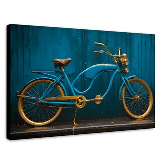 Foto 1 | Foto 1 | Cuadro Decorativo Canvas Bicicleta Vintage 90x60