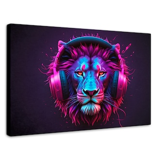 Foto 1 | Foto 1 | Cuadro Decorativo Canvas Sonidos Salvajes 90x60