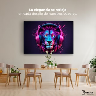 Foto 2 | Foto 2 | Cuadro Decorativo Canvas Sonidos Salvajes 90x60