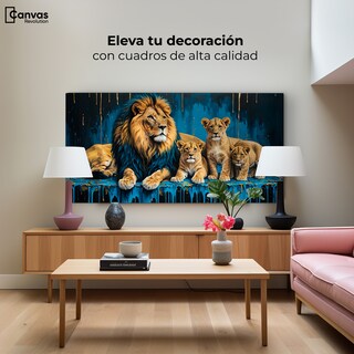 Foto 3 | Foto 3 | Cuadro Decorativo Canvas Majestuosidad Azul 120x60