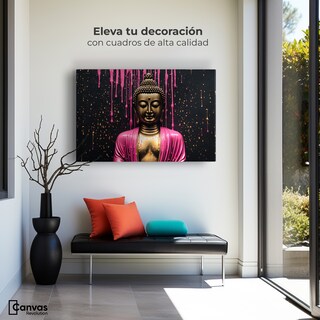 Foto 3 | Foto 3 | Cuadro Decorativo Canvas Buda Serenidad Brillante 90x60