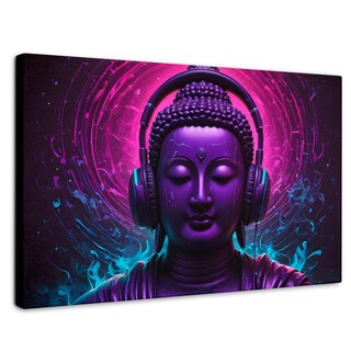 Foto 1 | Foto 1 | Cuadro Decorativo Canvas Buda Armonía Digital 90x60