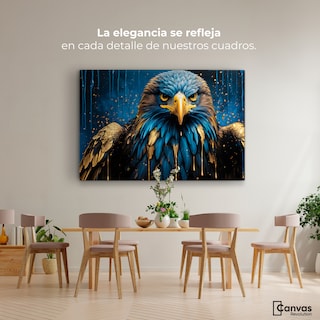 Foto 2 | Foto 2 | Cuadro Decorativo Canvas Águila Vibrante 90x60