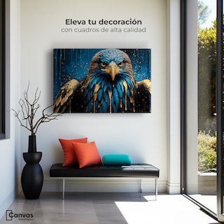 Foto 3 | Foto 3 | Cuadro Decorativo Canvas Águila Vibrante 90x60