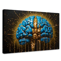 Cuadro Decorativo Canvas Cerebro Luminoso 90x60