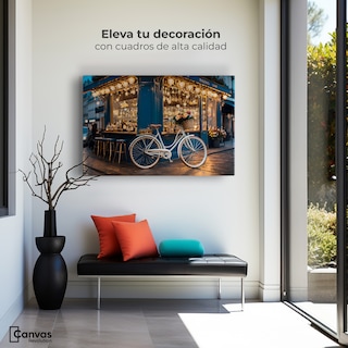 Foto 3 | Foto 3 | Cuadro Decorativo Canvas Bicicleta Boulevard 90x60