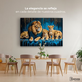 Foto 2 | Foto 2 | Cuadro Decorativo Canvas Majestuosidad Azul 90x60