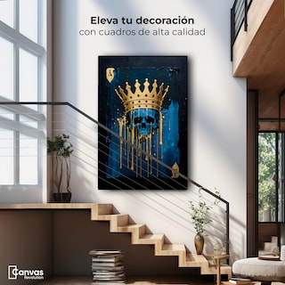 Foto 2 | Foto 2 | Cuadro Decorativo Canvas Realeza Eterna Azul 60x90