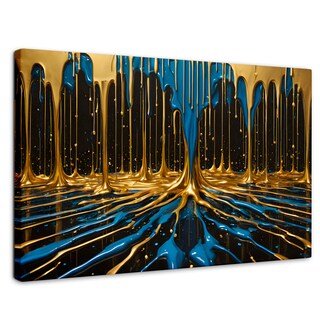 Foto 1 | Foto 1 | Cuadro Decorativo Canvas Simetría Líquida 90x60