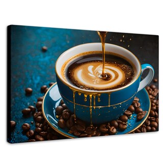 Foto 1 | Foto 1 | Cuadro Decorativo Canvas Cafe Armonioso 90x60