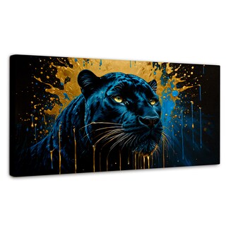 Foto 1 | Foto 1 | Cuadro Decorativo Canvas Pantera Celestial 120x60
