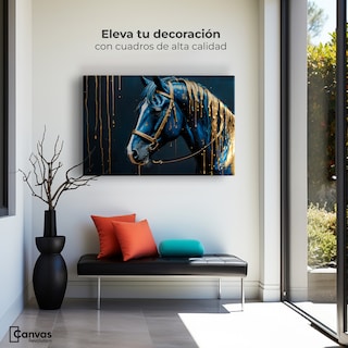Foto 3 | Foto 3 | Cuadro Decorativo Canvas Caballo Celestial 90x60