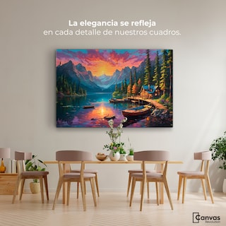 Foto 2 | Foto 2 | Cuadro Decorativo Canvas Lindo Atardecer 90x60