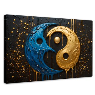 Foto 1 | Foto 1 | Cuadro Decorativo Canvas Armonía Yin Yang 90x60