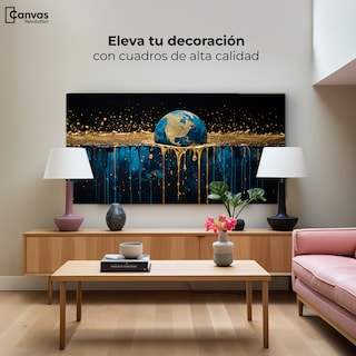 Foto 3 | Foto 3 | Cuadro Decorativo Canvas Mundo Celestial 120x60