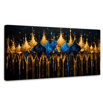 Cuadro Decorativo Canvas Esplendor Dorado 120x60
