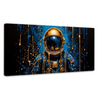 Foto 1 | Foto 1 | Cuadro Decorativo Canvas Revolution Explorador Dorado 120x60 cm